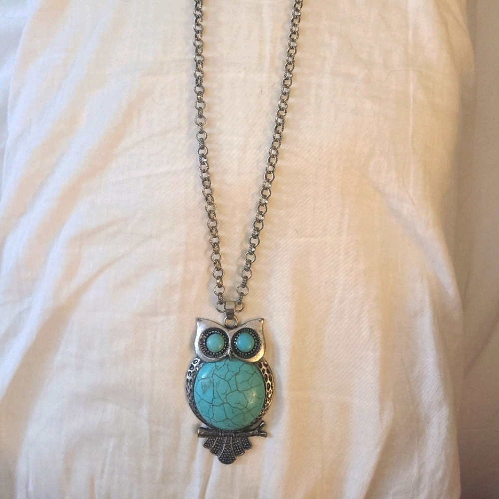 Owl Long Necklace